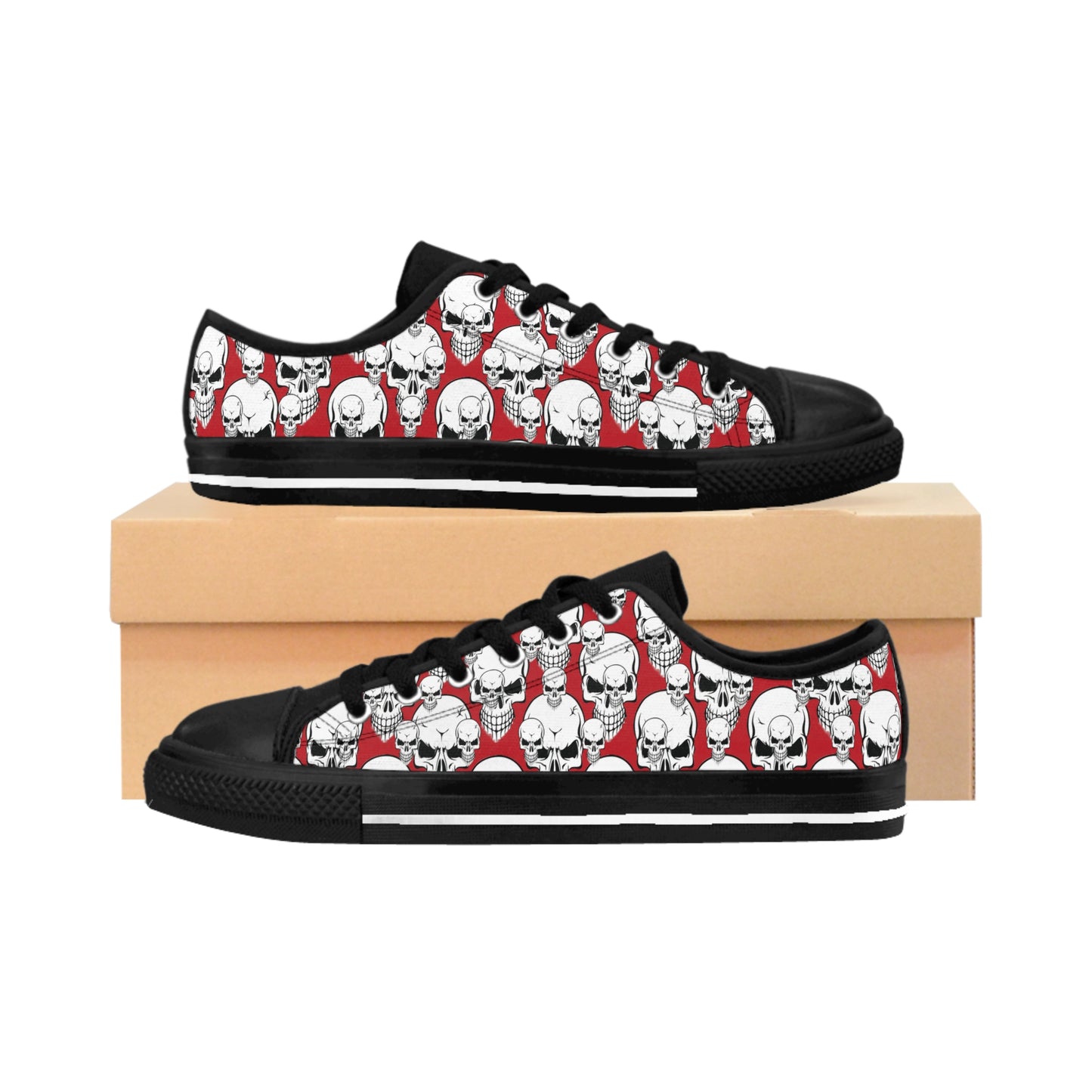 Skinny Skulls. Low Top